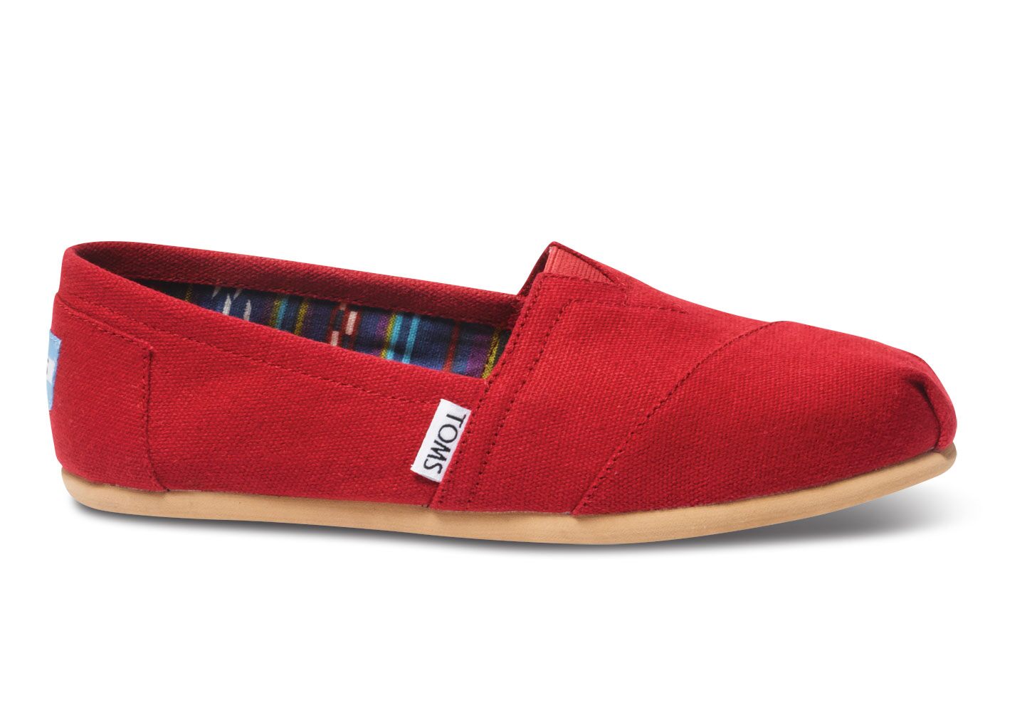 Toms Classics Canvas - Womens Alpargata Espadrilles - Red - NZ - 260497LDG